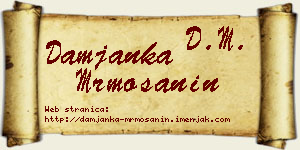 Damjanka Mrmošanin vizit kartica